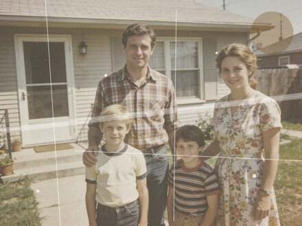 1970s family print